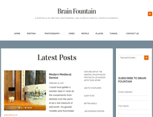 Tablet Screenshot of brainfountain.com